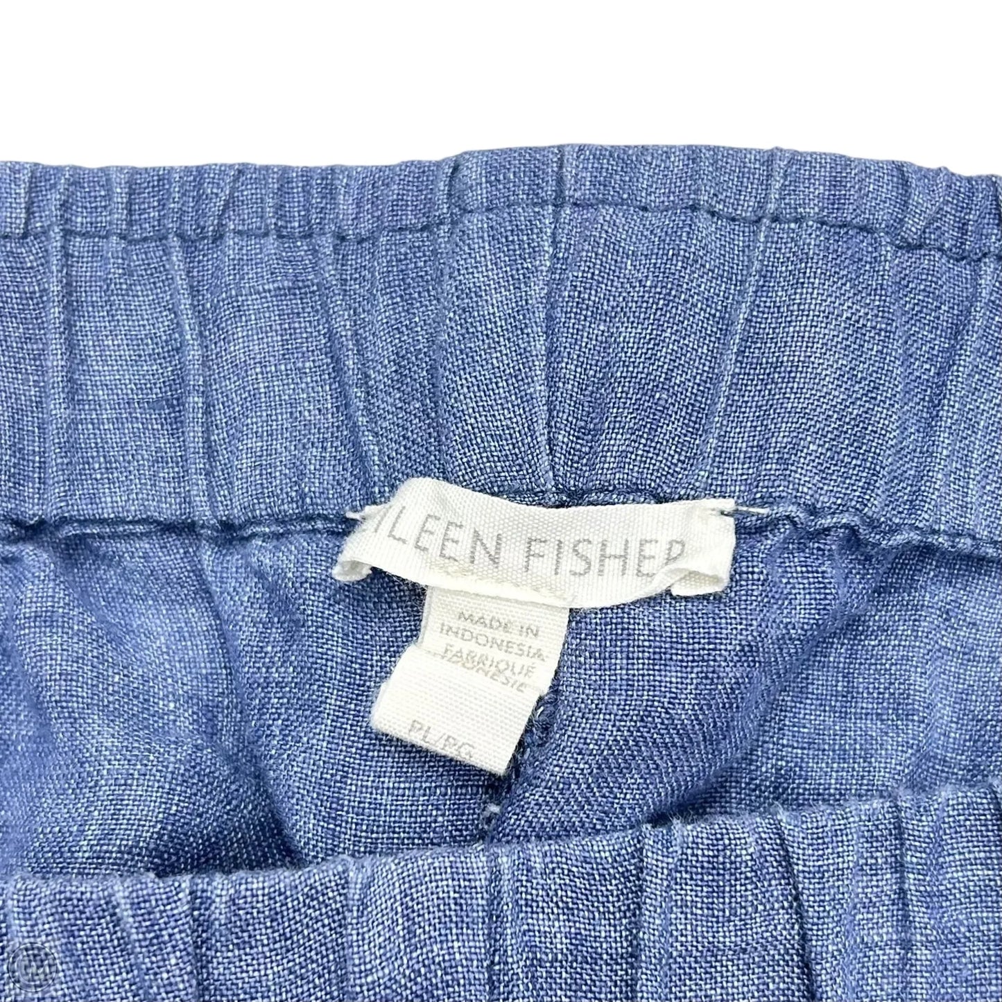 Pants Linen By Eileen Fisher In Blue, Size: Lp