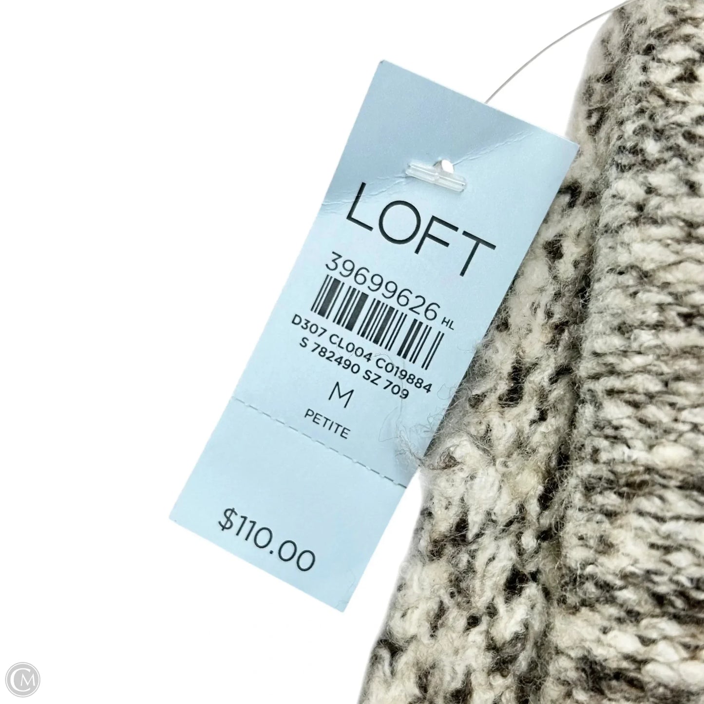 Sweater Cardigan By Loft In Tan, Size: Mp