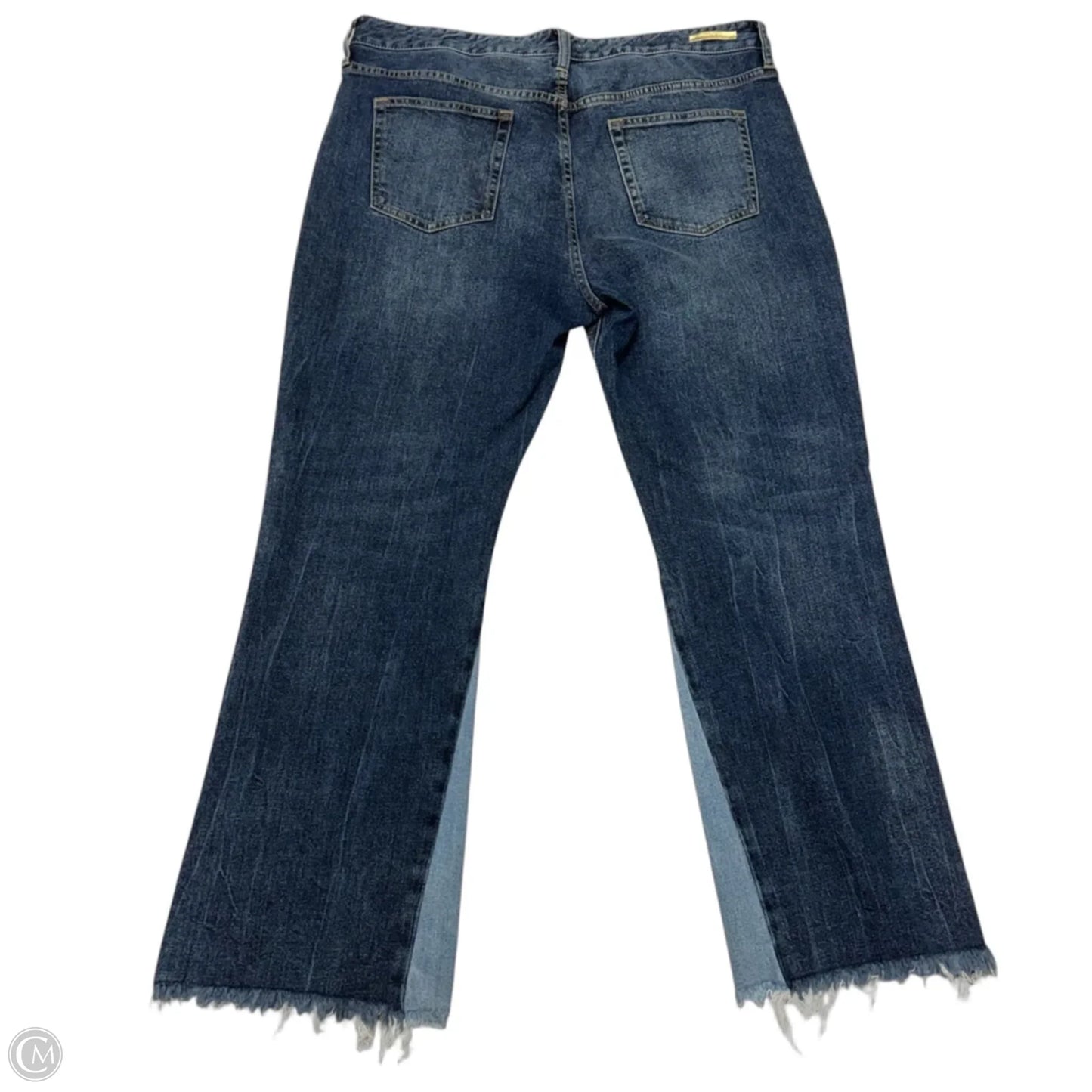 Jeans Straight By Pilcro In Blue Denim, Size: 14