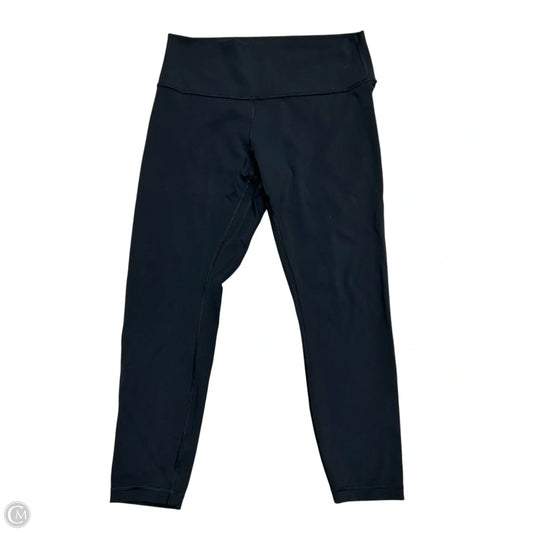 Athletic Leggings By Lululemon In Black, Size: L