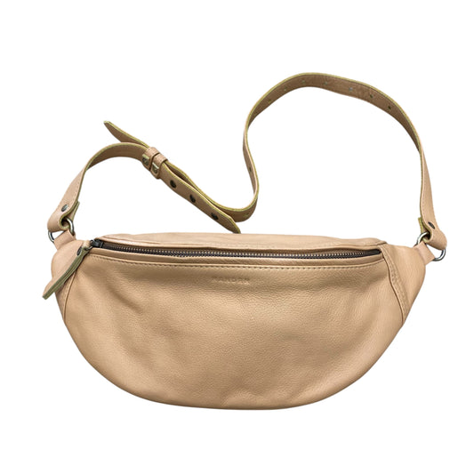 Belt Bag Leather By Cmb In Brown, Size:Large