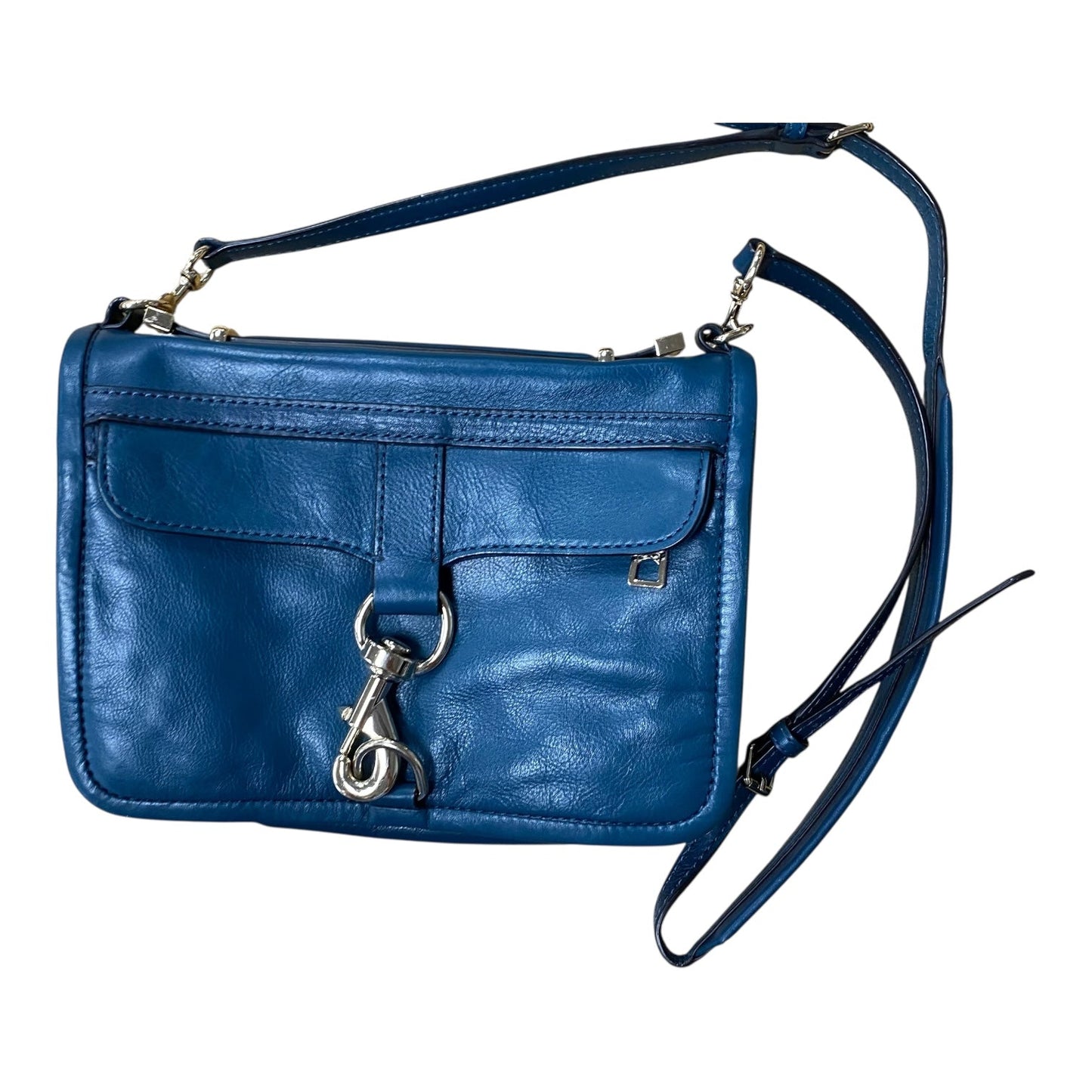 Handbag Designer By Rebecca Minkoff In Blue, Size:Medium