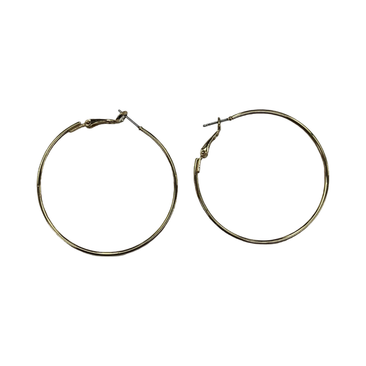 Earrings Hoop By Clothes Mentor In Gold