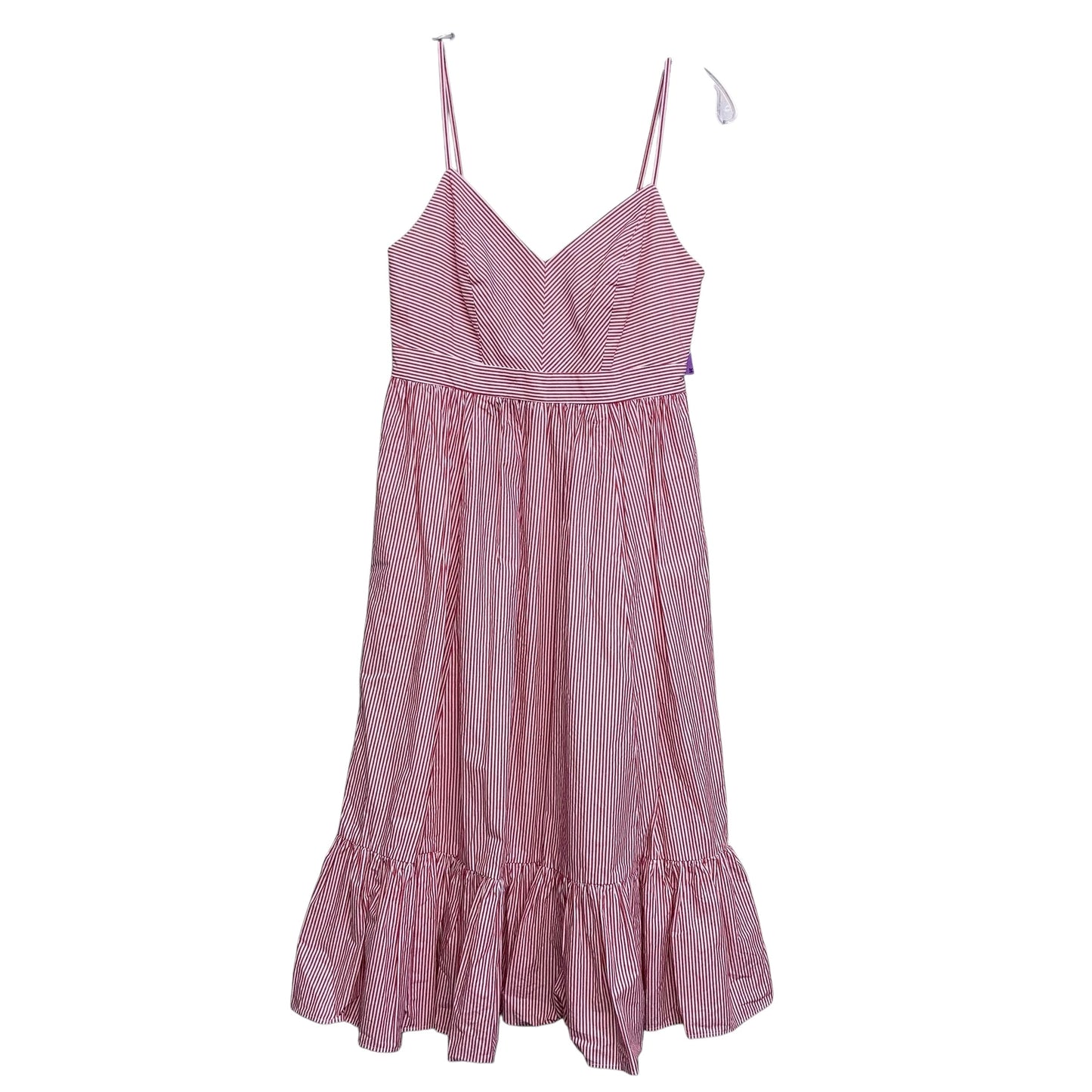 Dress Casual Midi By J. Crew In Striped Pattern, Size:Xxs