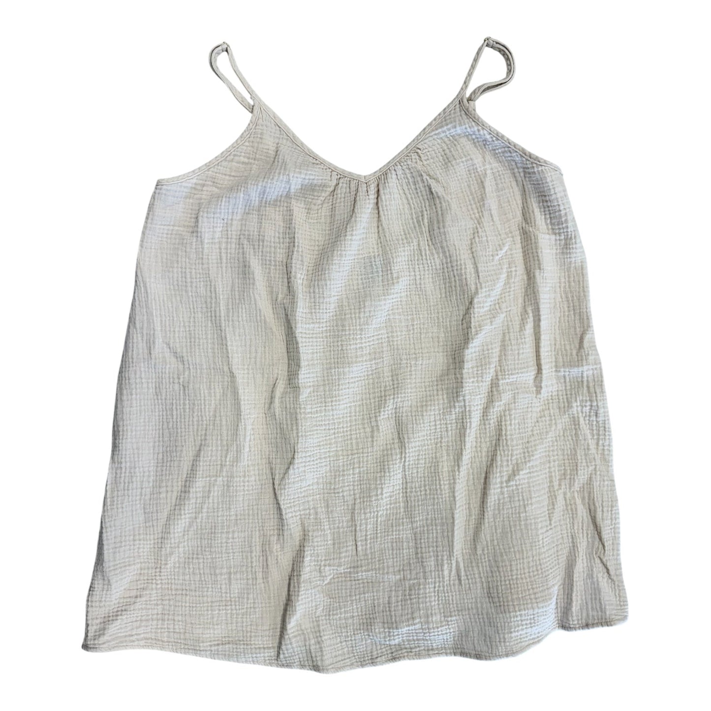 Tank Top By Shade & Shore In Beige, Size:L