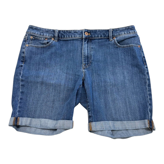 Shorts By Talbots In Blue Denim, Size:16