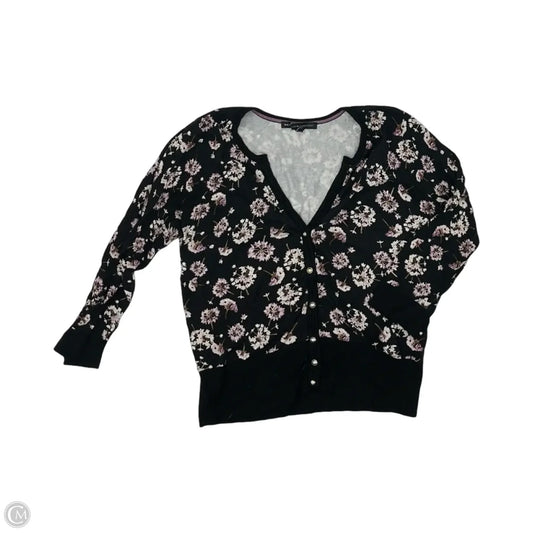Sweater Cardigan By White House Black Market In Black, Size: Xl