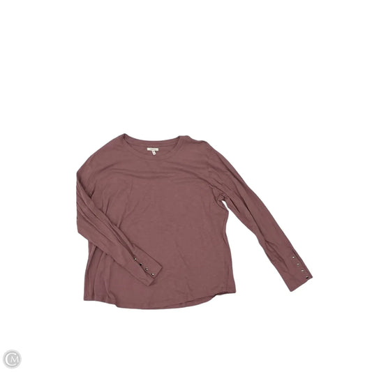 Top Long Sleeve By Maurices In Mauve, Size: Xxl