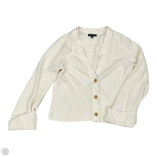 Sweater Cardigan By Banana Republic In Cream, Size: Xl