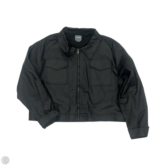 Jacket Moto By Arula In Black, Size: M