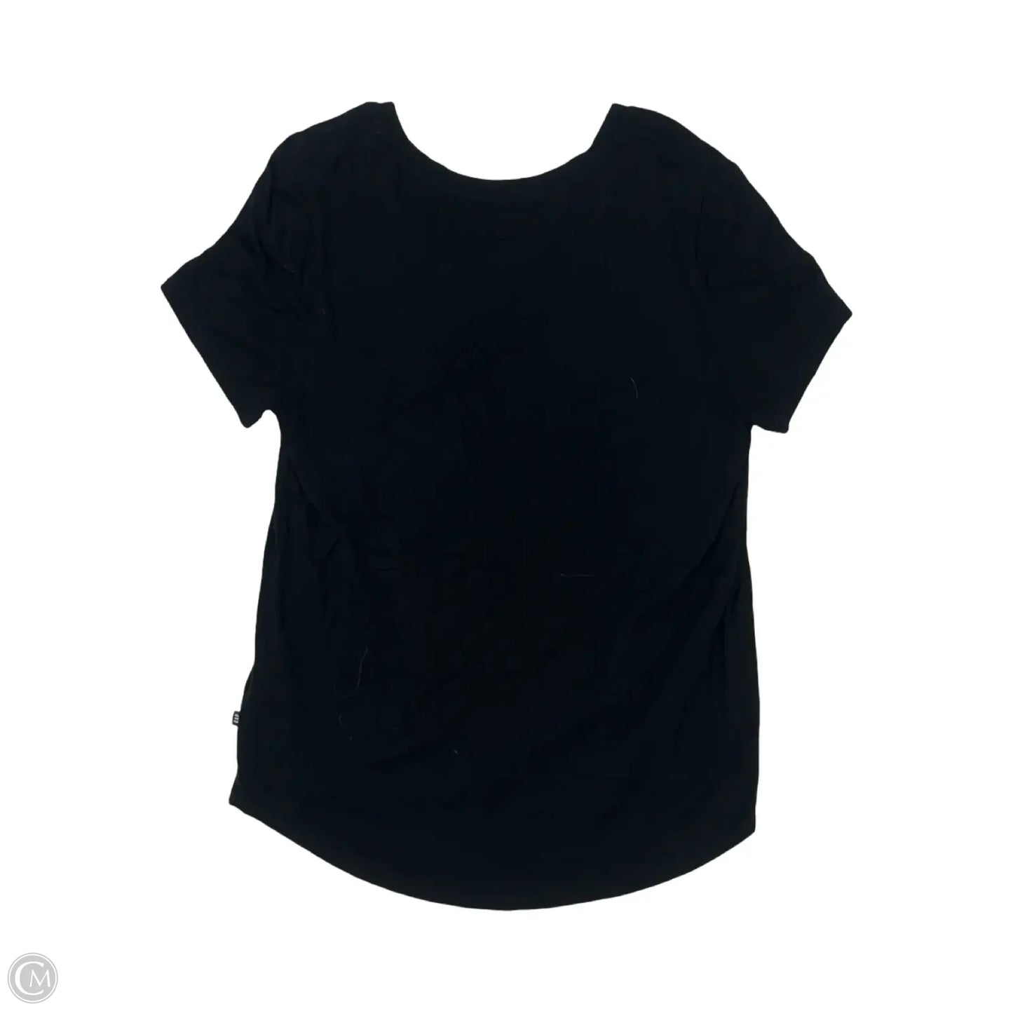 Top Short Sleeve By Gap In Black, Size: L