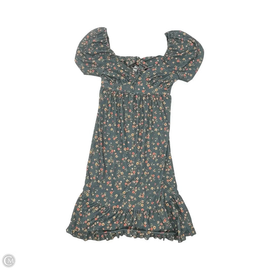 Dress Casual Midi By Originality In Floral Print, Size: Xl