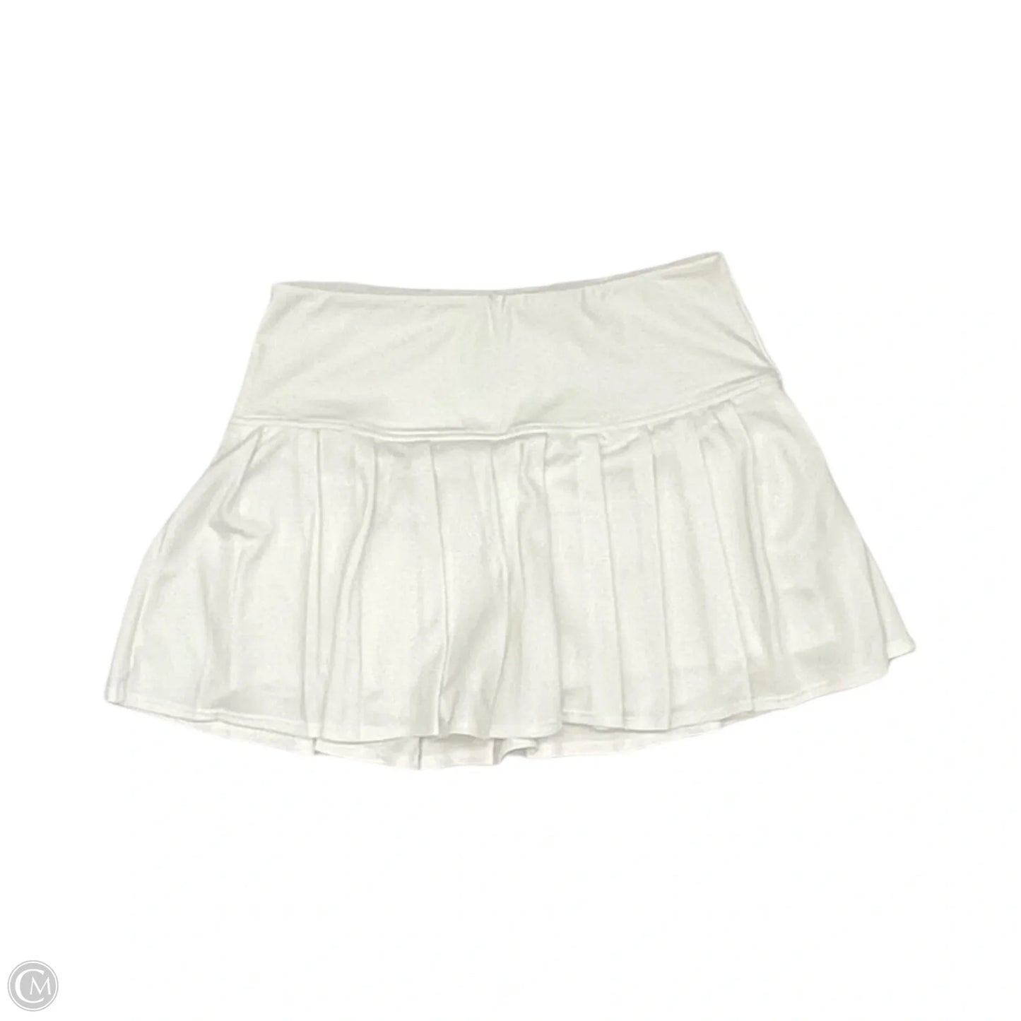 Athletic Skort By Love & Sports In White, Size: L
