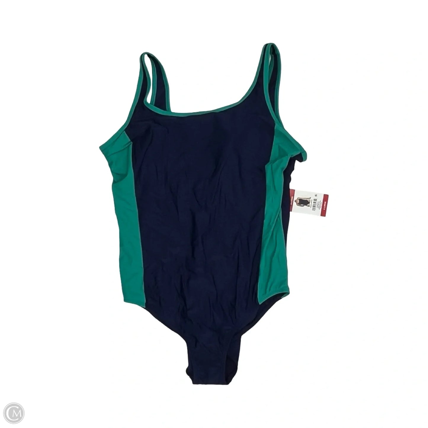 Swimsuit By Lands End In Blue & Green, Size: Xl