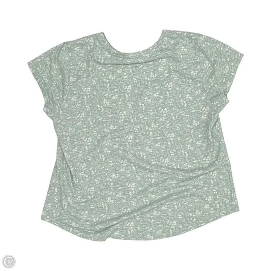 Top Short Sleeve By Sonoma In Green, Size: Xxl
