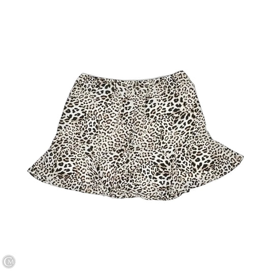 Skirt Mini & Short By Mi Ami In Leopard Print, Size: L