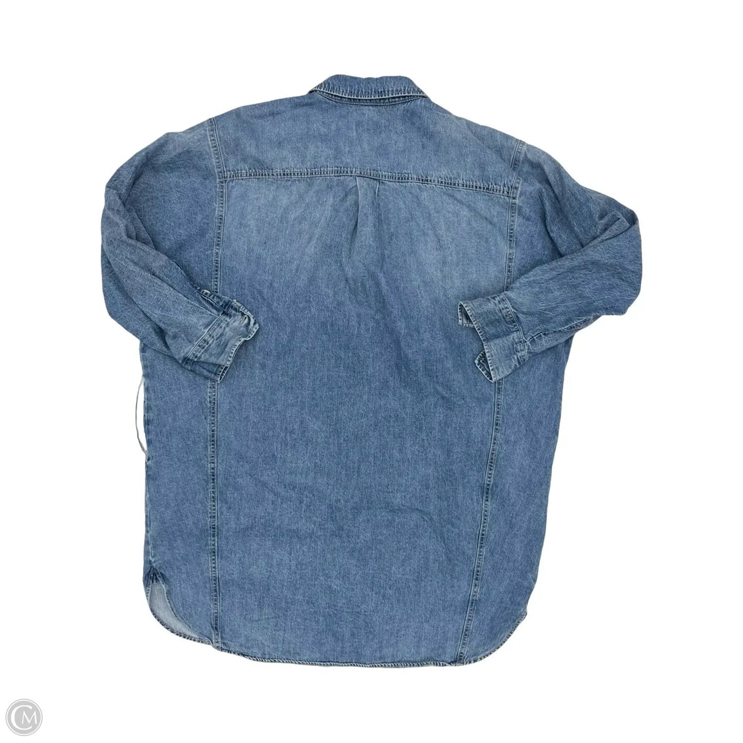 Dress Casual Short By Universal Thread In Blue Denim, Size: Xxl
