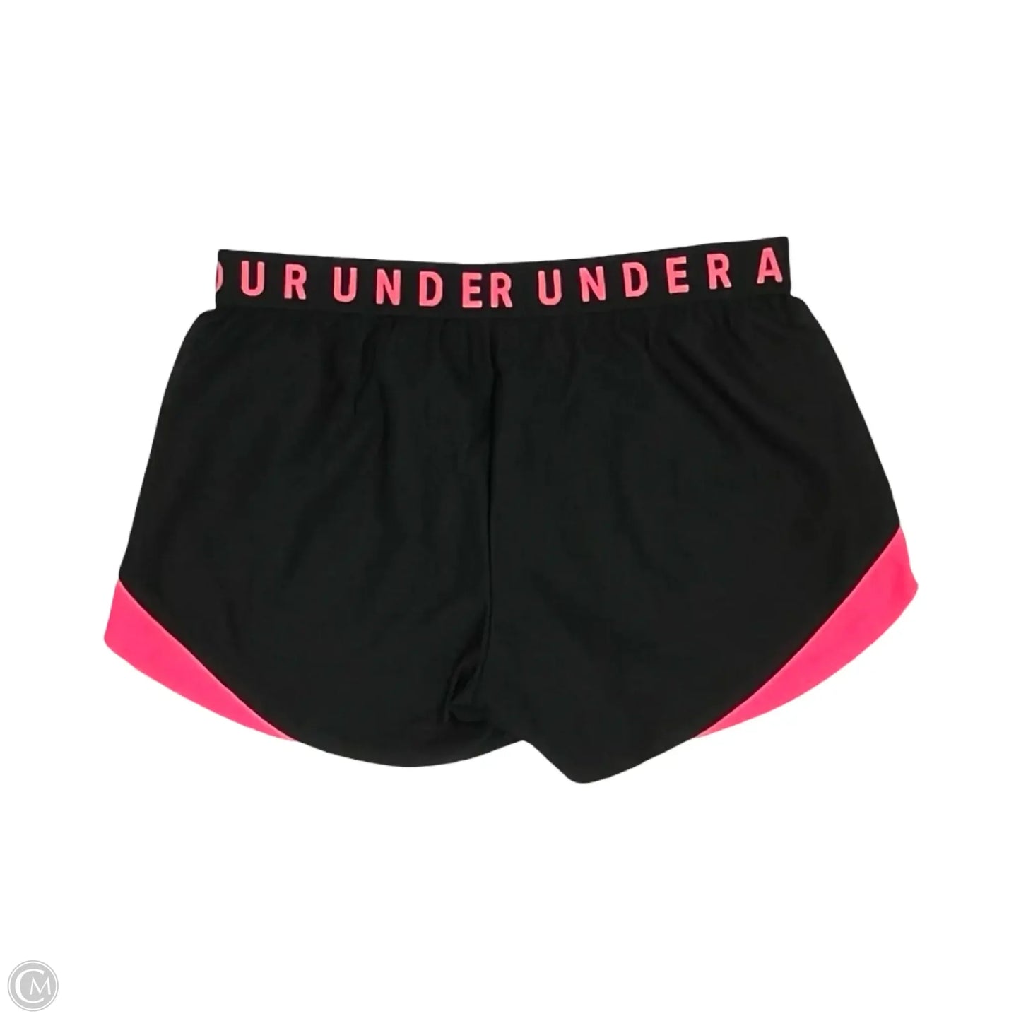 Athletic Shorts By Under Armour In Black & Pink, Size: M