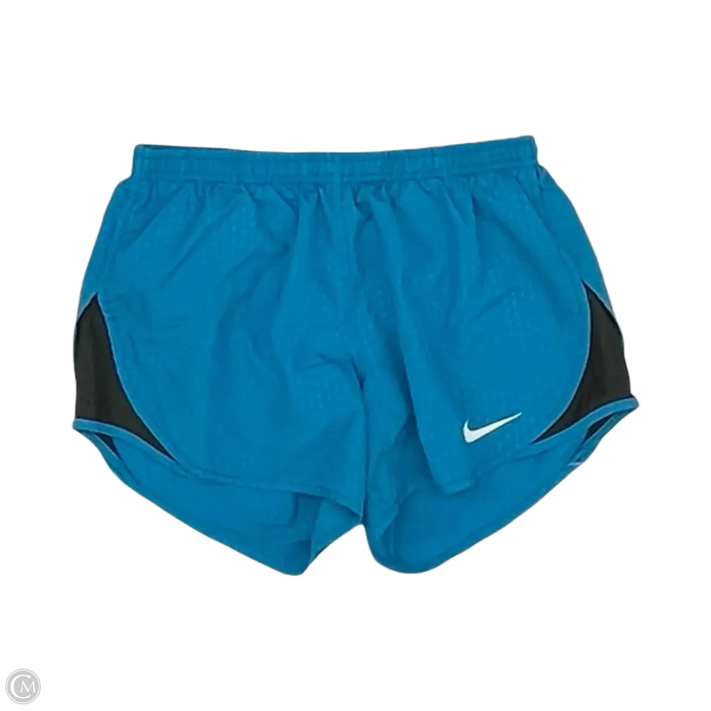 Athletic Shorts By Nike In Black & Blue, Size: S