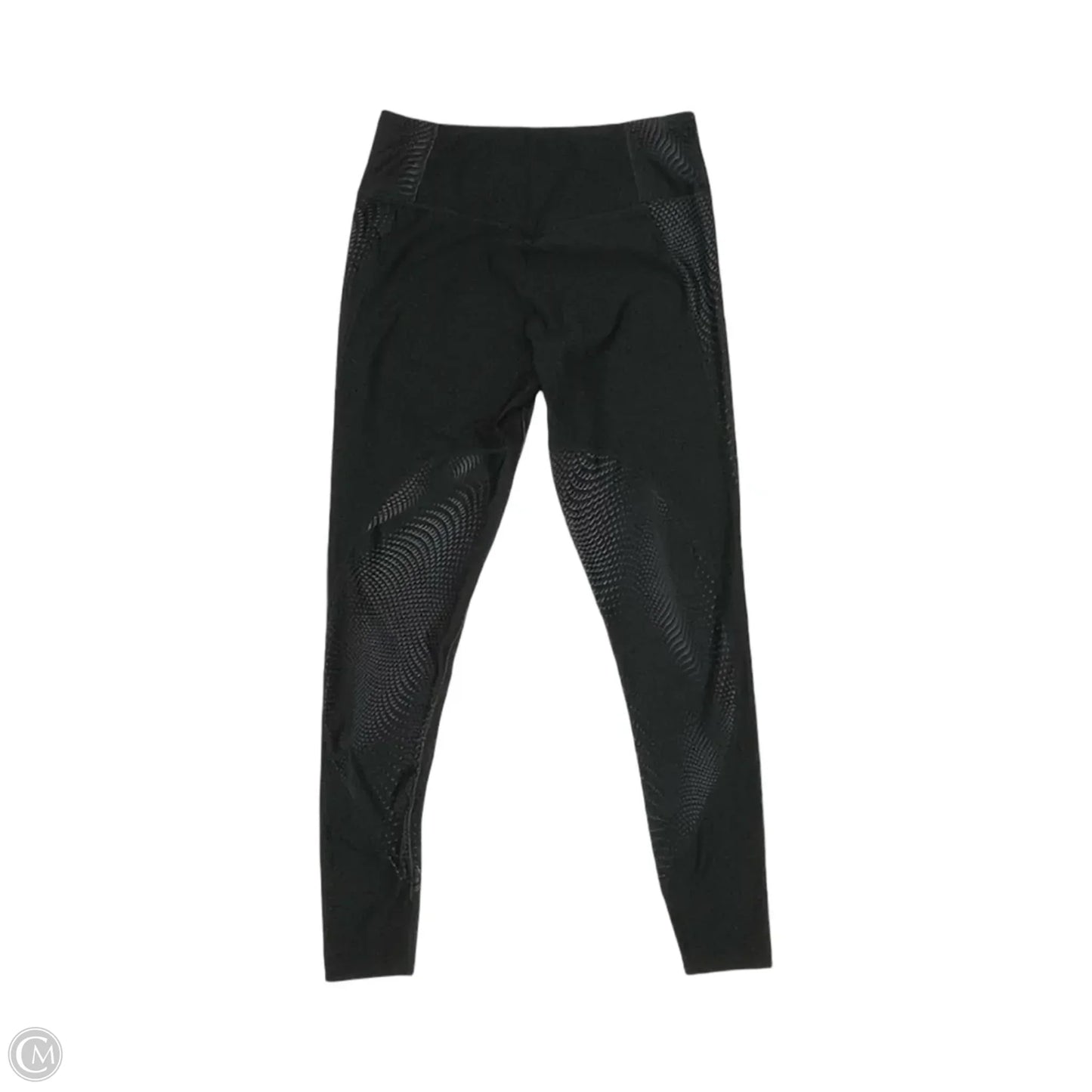Athletic Leggings By Nike In Black & Grey, Size: M