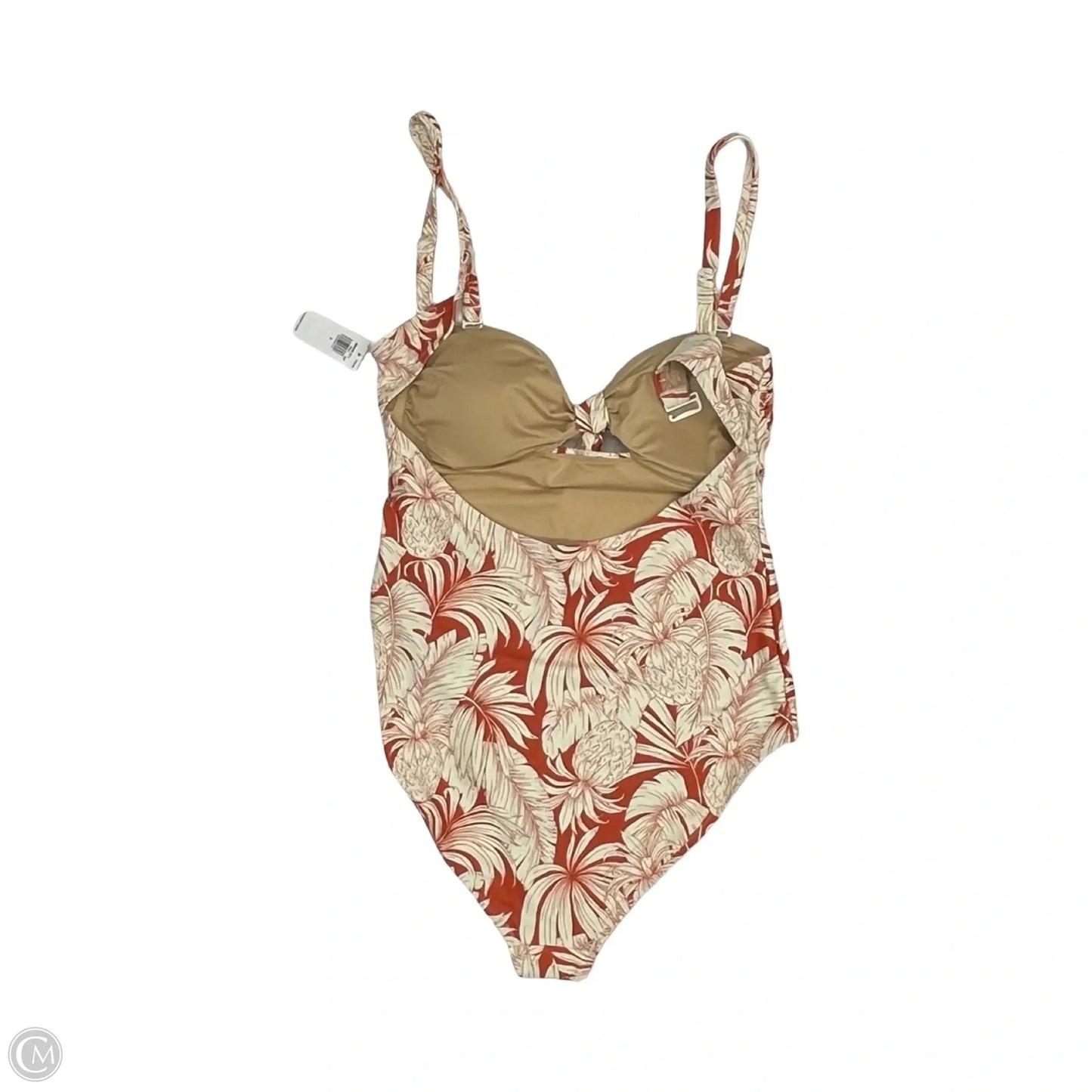 Swimsuit By Old Navy In Cream & Orange, Size: S