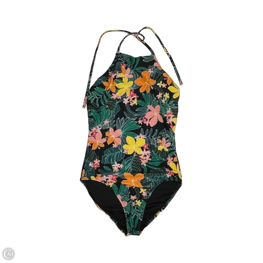 Swimsuit By Old Navy In Floral Print, Size: S