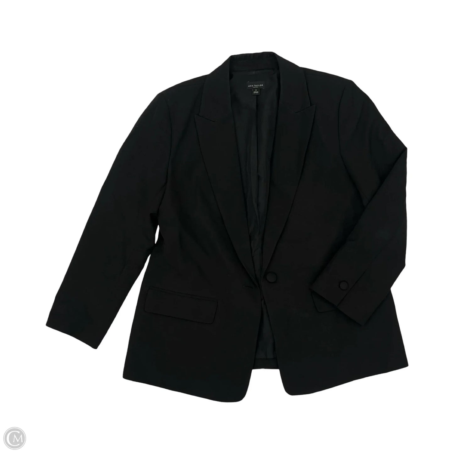 Blazer By Ann Taylor In Black, Size: M
