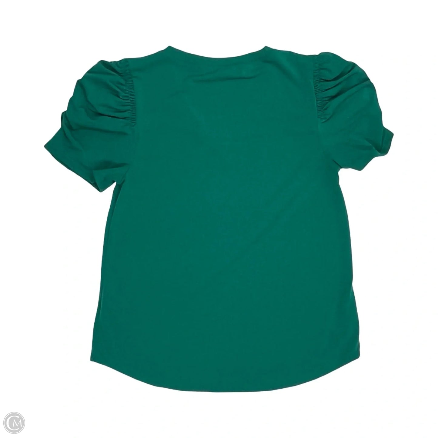 Blouse Short Sleeve By Green Envelope In Green, Size: S
