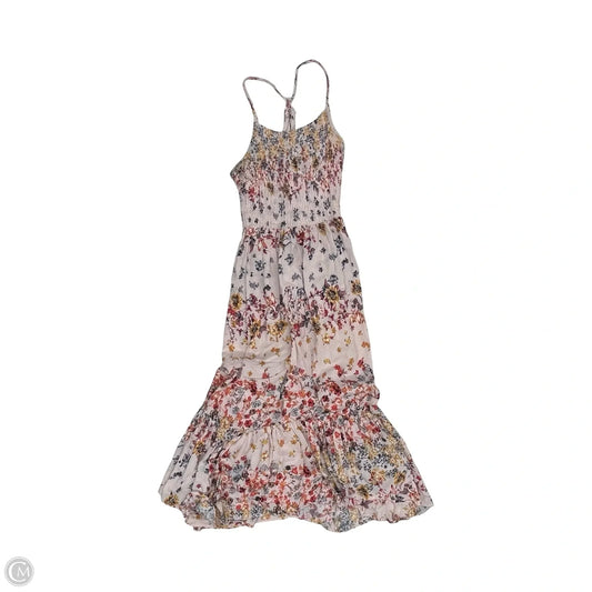 Dress Casual Midi By Maurices In Floral Print, Size: Xs