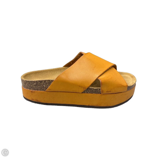 Sandals Heels Platform By Free People In Brown, Size: 7.5