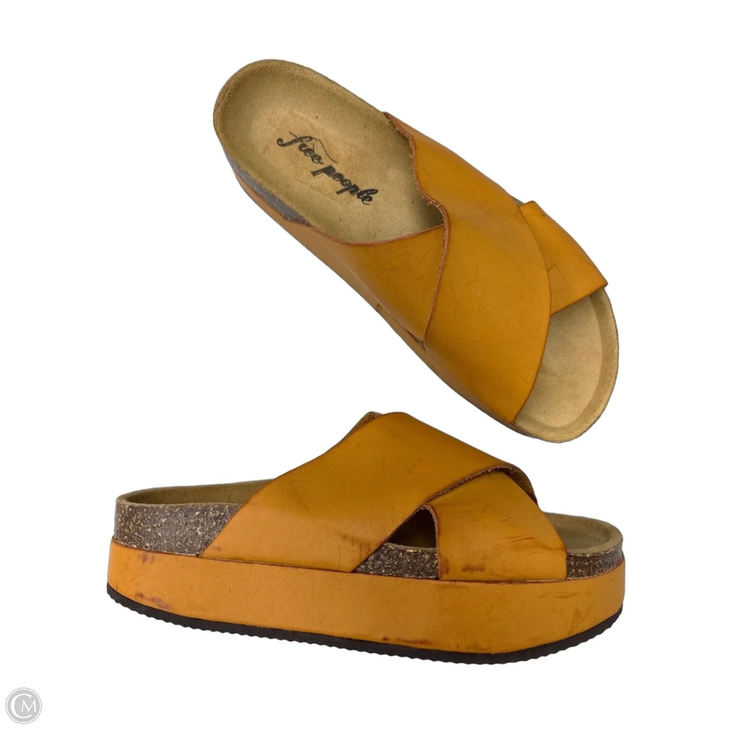 Sandals Heels Platform By Free People In Brown, Size: 7.5