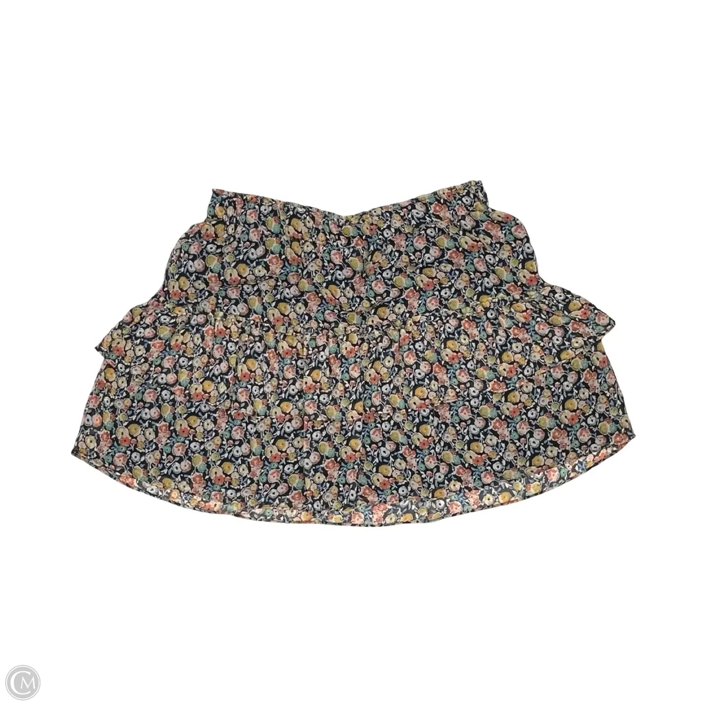 Skirt Mini & Short By Loft In Floral Print, Size: Xl