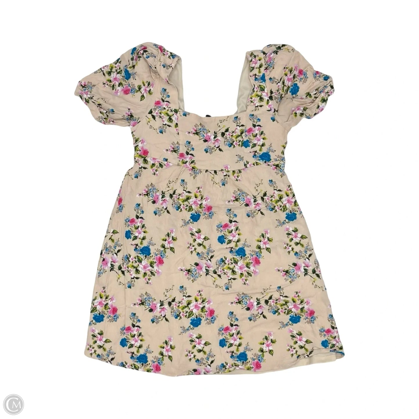 Dress Casual Short By Clothes Mentor In Floral Print, Size: L
