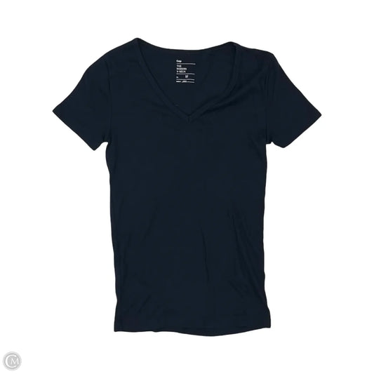 Top Short Sleeve By Gap In Navy, Size: M