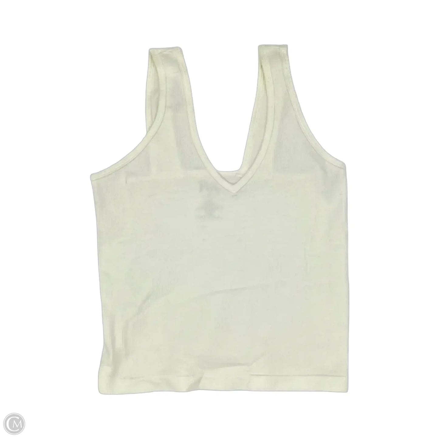 Tank Top By Clothes Mentor In Cream, Size: L