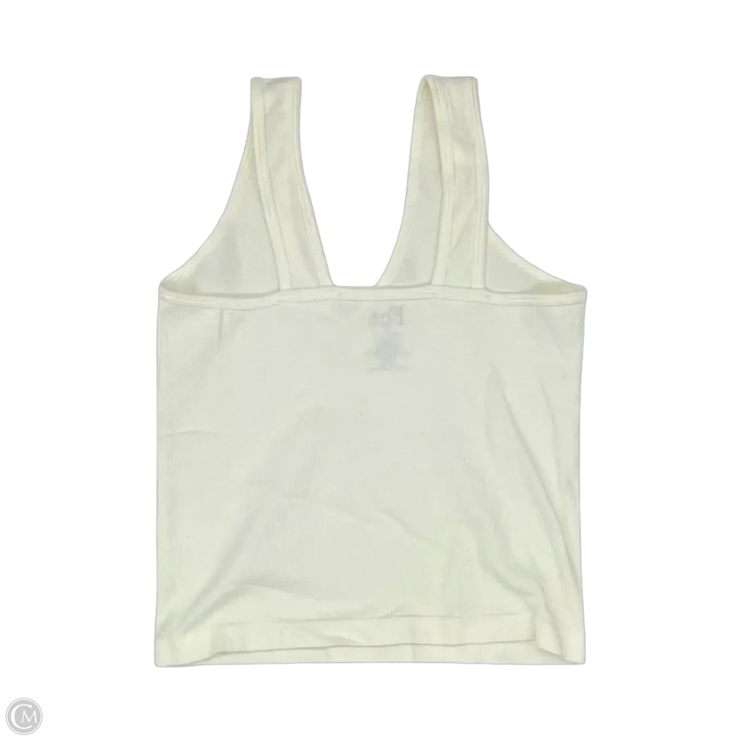 Tank Top By Clothes Mentor In Cream, Size: L
