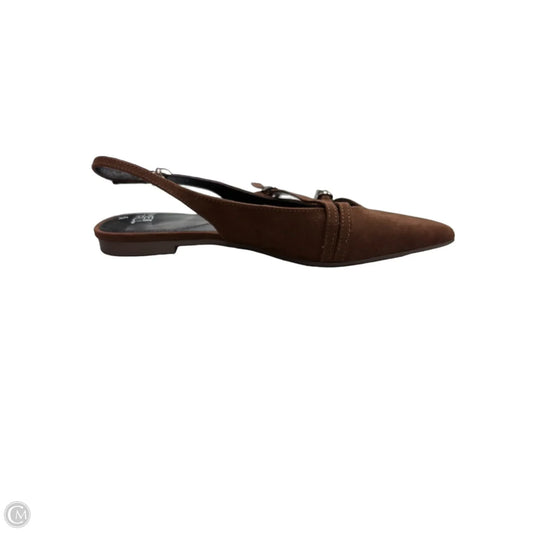 Shoes Flats By Time And Tru In Brown, Size: 6