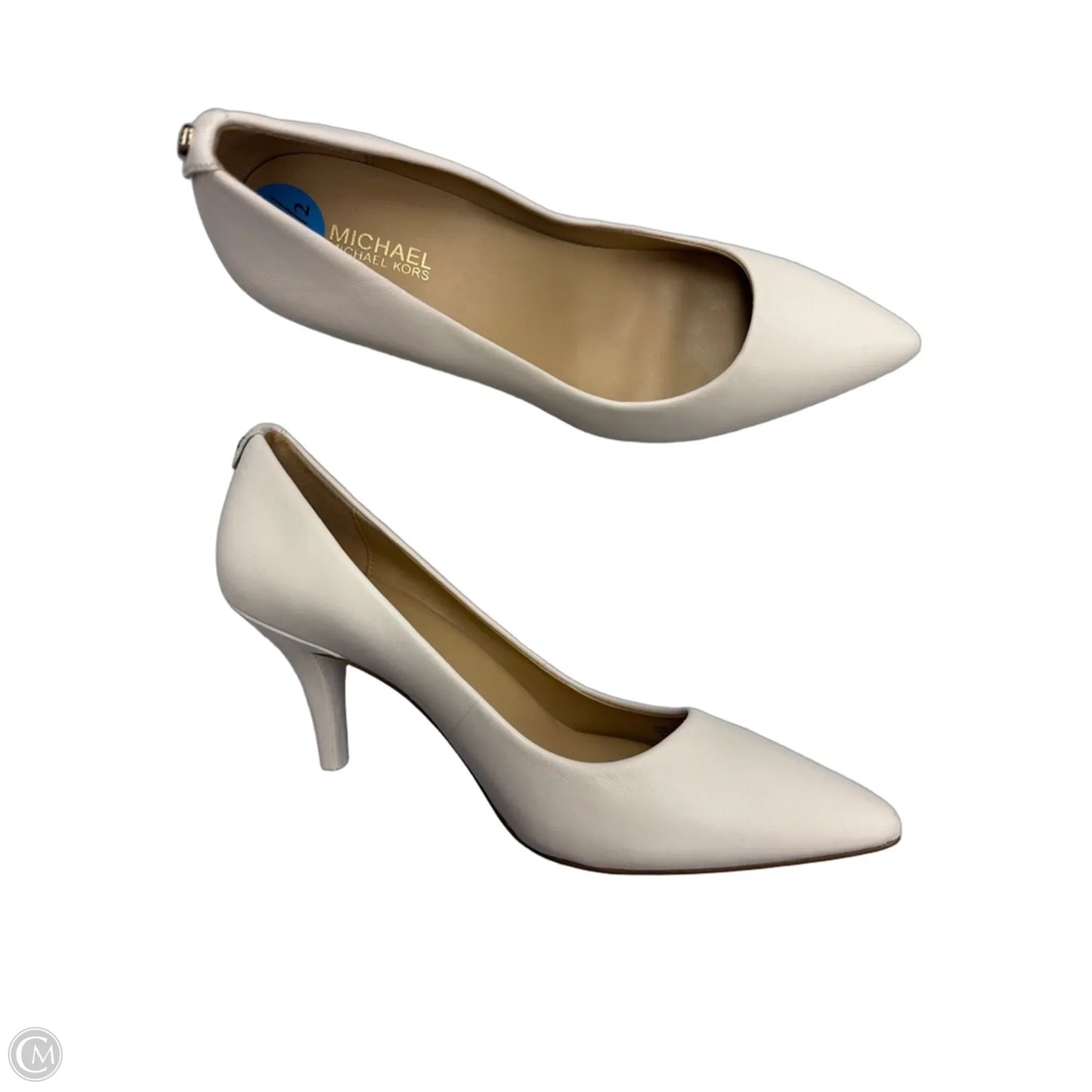 Shoes Designer By Michael Kors In Cream, Size: 6.5