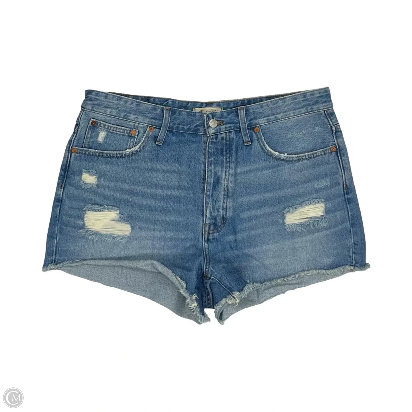 Shorts By Madewell In Blue Denim, Size: 12