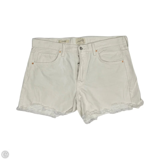Shorts By Universal Thread In Cream Denim, Size: 14