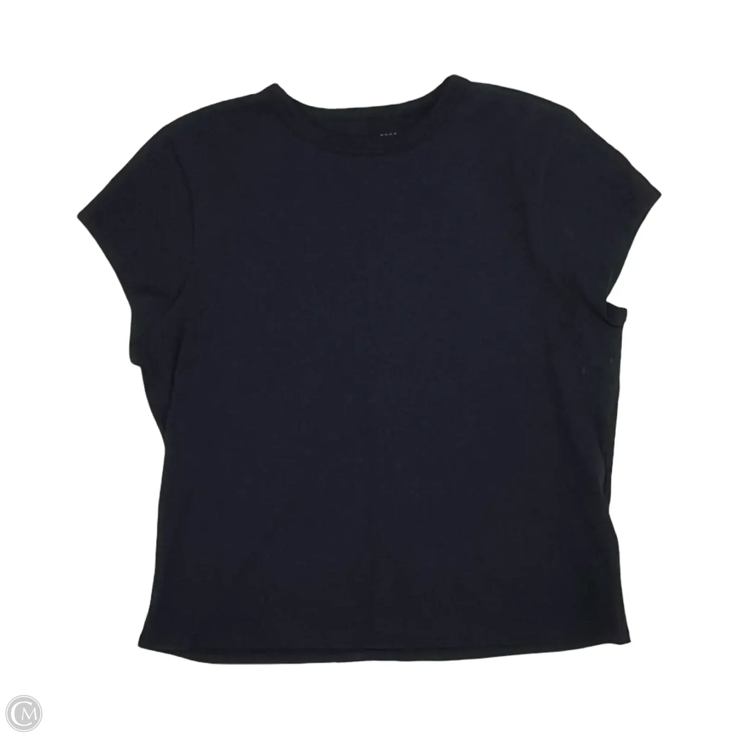 Top Short Sleeve By Free Assembly In Navy, Size: Xxl