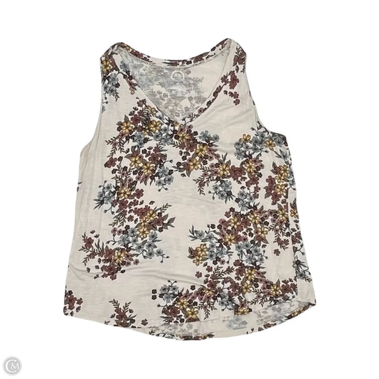 Tank Top By Maurices In Floral Print, Size: L
