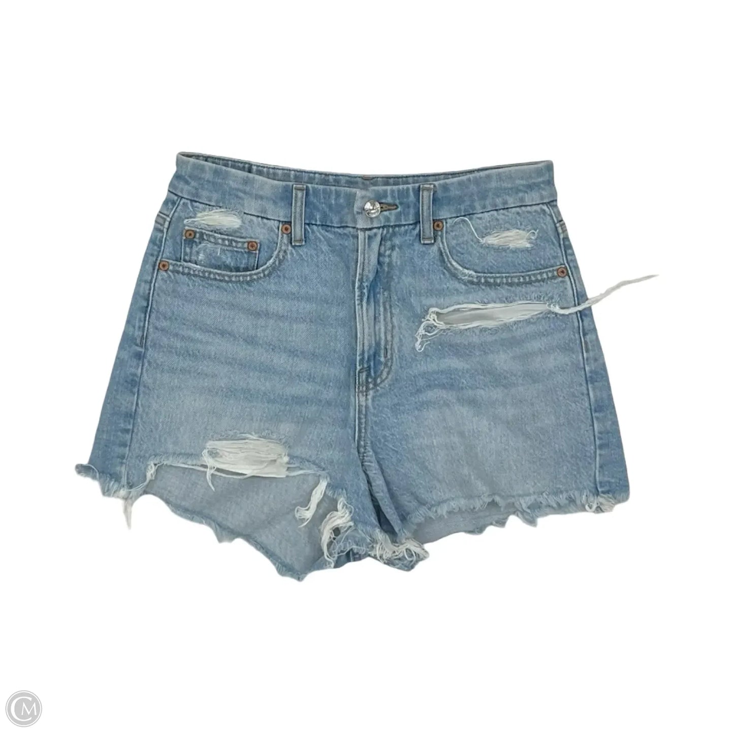 Shorts By American Eagle In Blue Denim, Size: 4