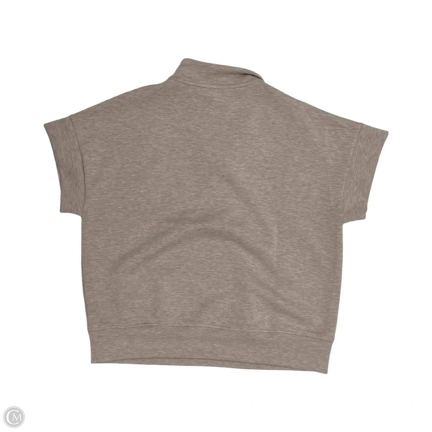 Top Short Sleeve By Rae Mode In Brown, Size: 1x