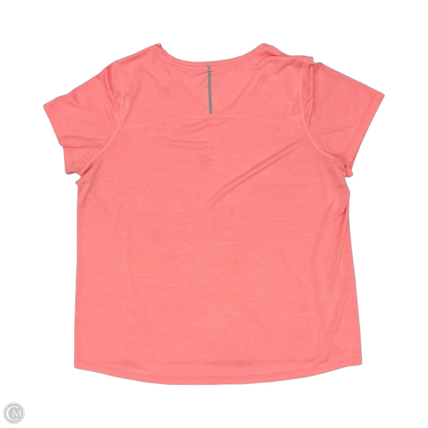 Athletic Top Short Sleeve By Tek Gear In Orange, Size: 2x
