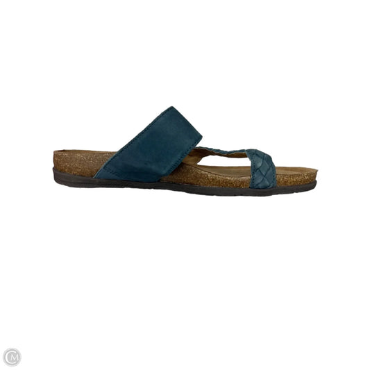 Sandals Flats By Earth In Green, Size: 9