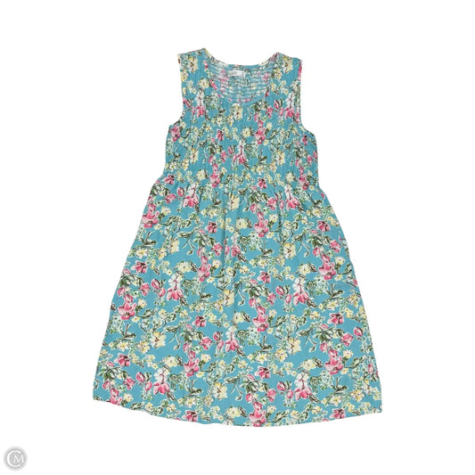 Dress Casual Midi By Croft And Barrow In Floral Print, Size: Xxl