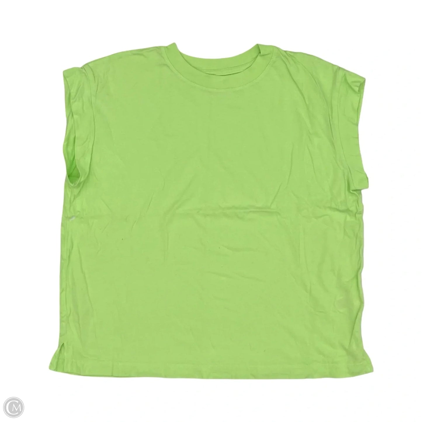 Top Short Sleeve By A New Day In Green, Size: M
