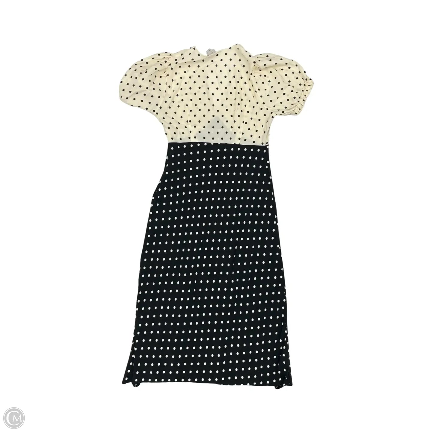 Dress Party Midi By A New Day In Polkadot Pattern, Size: M