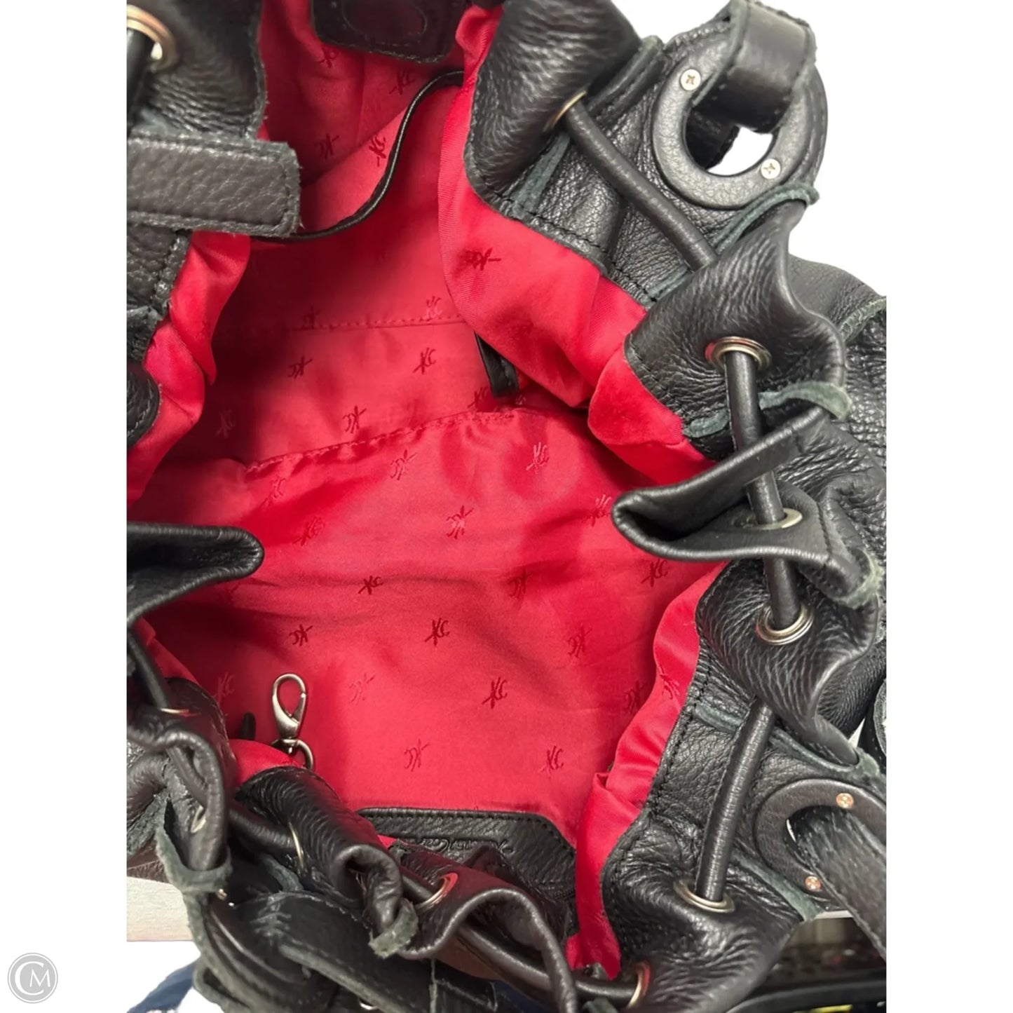 Handbag Leather By Kenneth Cole, Size: Medium